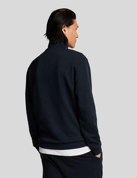 Sudadera Lyle&Scott Superfine Quarter Marina hombre