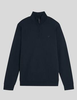 Sudadera Lyle&Scott Superfine Quarter Marina hombre