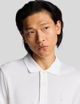 Polo Lyle&Scott superfine Blanco hombre