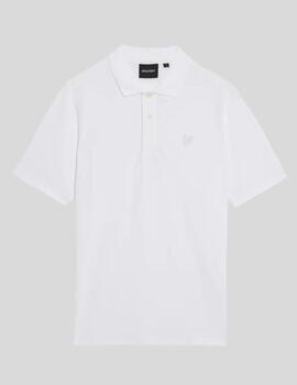 Polo Lyle&Scott superfine Blanco hombre