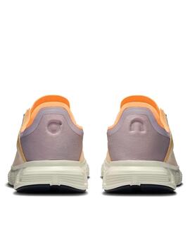 Zapatillas On Runing Cloud 6 Coast Mandarina/Malva mujer