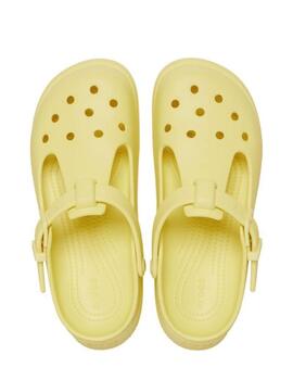 Zuceo Crocs Classic Mary Jane Clog Amarilla mujer