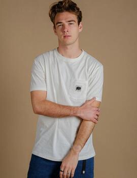 Camiseta Trendsplant Garza Crudo hombre
