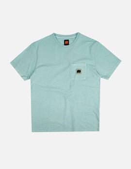 Camiseta Trendsplant Garza Celeste hombre