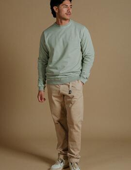 Sudadera Trendsplant Essential Verde Claro hombre