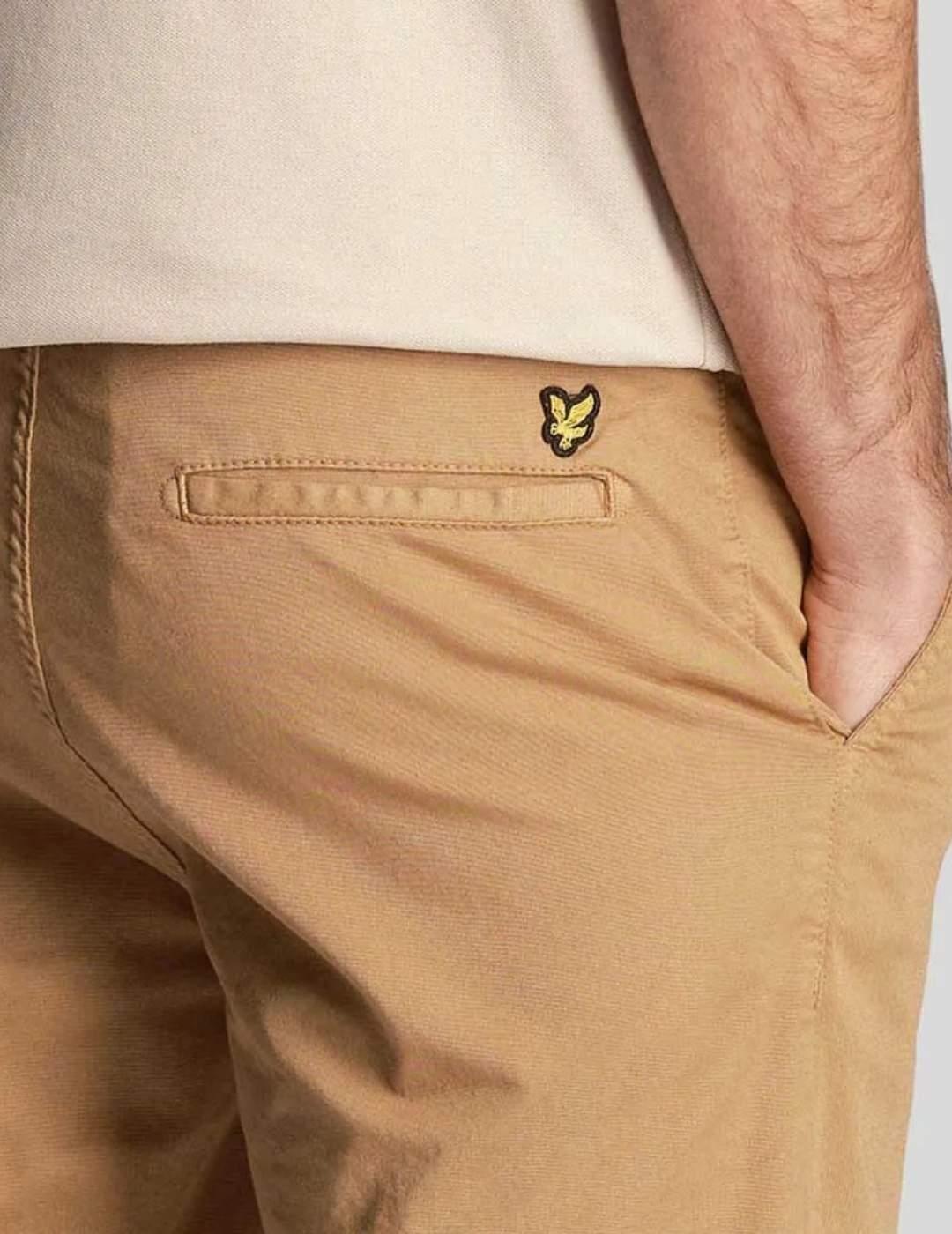 Bermudas Lyle&Scott Anfield Chino Camel hombre