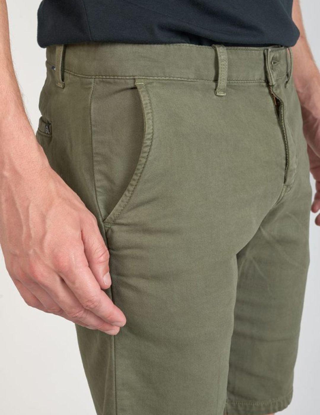 Bermuda Le Temps des Cerises Jogg Swoop Oliva hombre