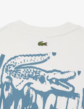 Sudadera Lacoste Crudo gráfico hombre