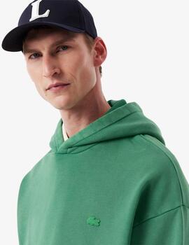 Sudadera con capucha con efecto lavado hombre