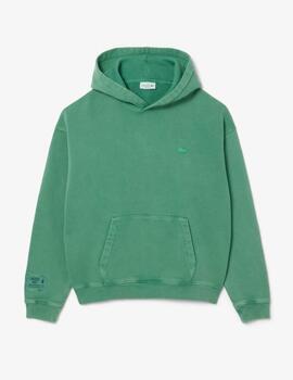 Sudadera con capucha con efecto lavado hombre