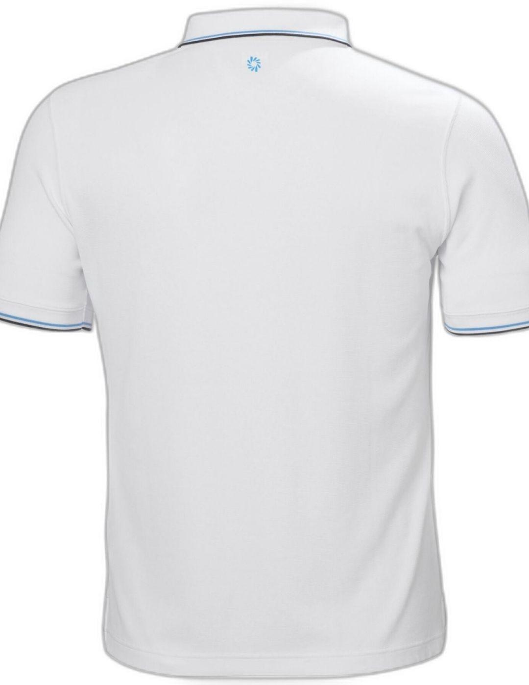 Polo HH The Ocean Race Blanco hombre
