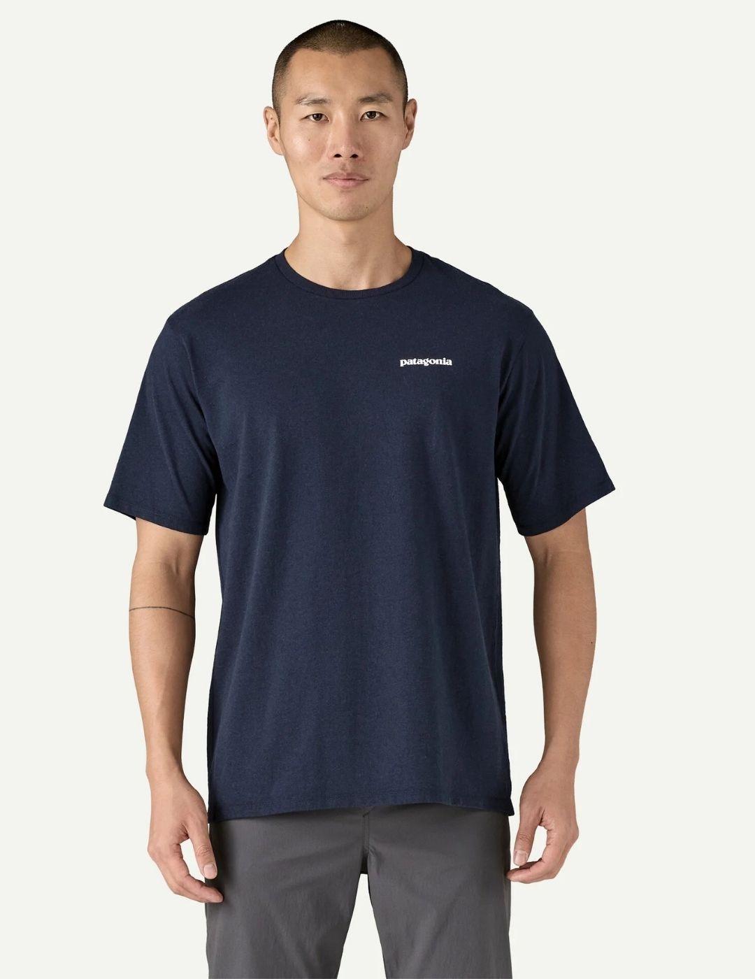 Camiseta Patagonia P-6 Logo Responsibili- Tee Hombre