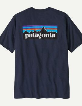 Camiseta Patagonia P-6 Logo Responsibili- Tee Hombre