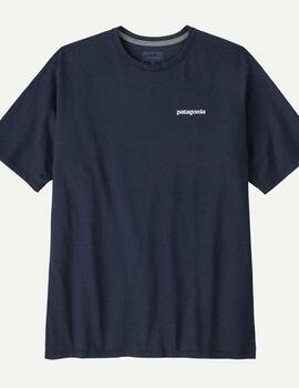 Camiseta Patagonia P-6 Logo Responsibili- Tee Hombre