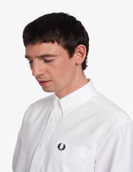 Camisa Fred Perry M/L Blanca