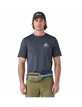 Riñonera Patagonia Terravia mini Hip Pack verde negra unisex