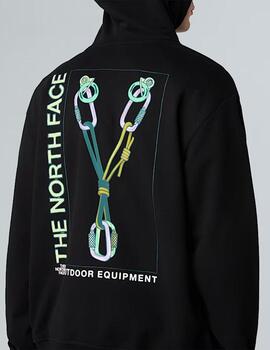 Sudadera Explore Gear Unisex Negra