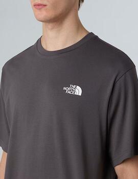 Camiseta Explore Gear Relaxed Gris Unisex