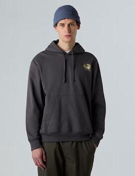 Sudadera Gris Connect Relaxed Unisex