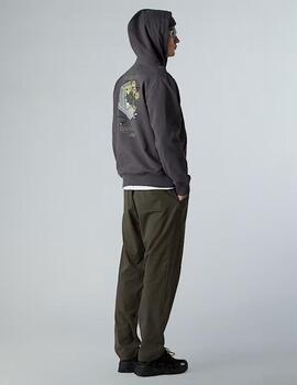 Sudadera Gris Connect Relaxed Unisex