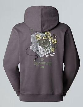 Sudadera Gris Connect Relaxed Unisex