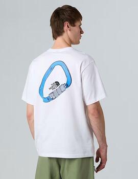 Camiseta Blanca Explore Carabiner Unisex