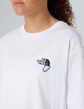 Camiseta Blanca Explore Carabiner Unisex