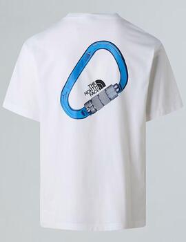 Camiseta Blanca Explore Carabiner Unisex
