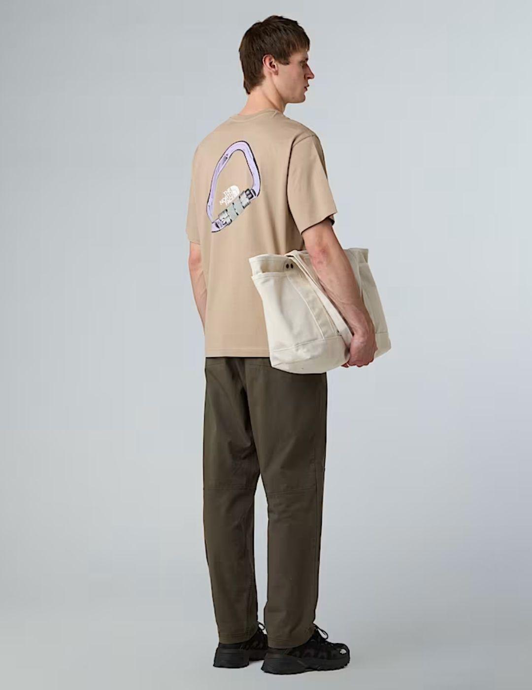 Camiseta Explore Carabiner Beige Unisex