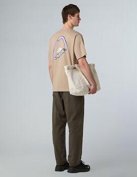 Camiseta Explore Carabiner Beige Unisex