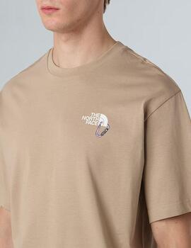 Camiseta Explore Carabiner Beige Unisex