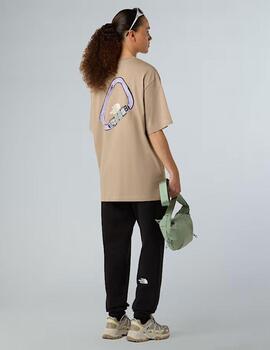 Camiseta Explore Carabiner Beige Unisex