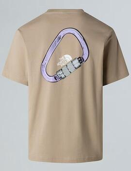 Camiseta Explore Carabiner Beige Unisex