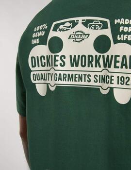 Camiseta Dickies Gordonsville Verde Hombre
