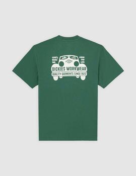 Camiseta Dickies Gordonsville Verde Hombre