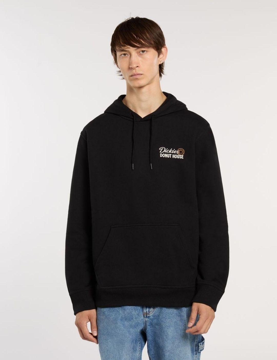 Sudadera Dickies Donut House Negro Hombre