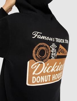 Sudadera Dickies Donut House Negro Hombre