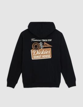 Sudadera Dickies Donut House Negro Hombre