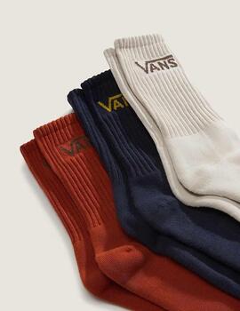 Calcetines Altos Classic Vans tricolor Unisex