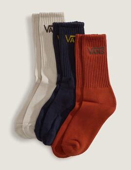 Calcetines Altos Classic Vans tricolor Unisex