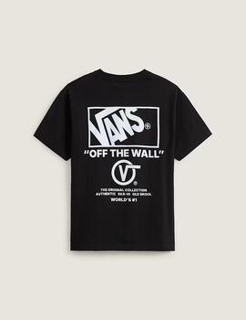 Camiseta Vans Stockpile Negra Hombre