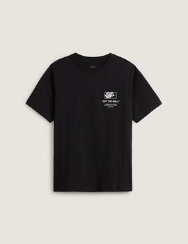 Camiseta Vans Stockpile Negra Hombre