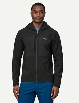 Chaqueta Polar Patagonia R2 TechFace Negro Hombre