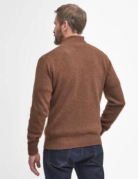 Jersey Barbour Essential Lambswool Beige Hombre