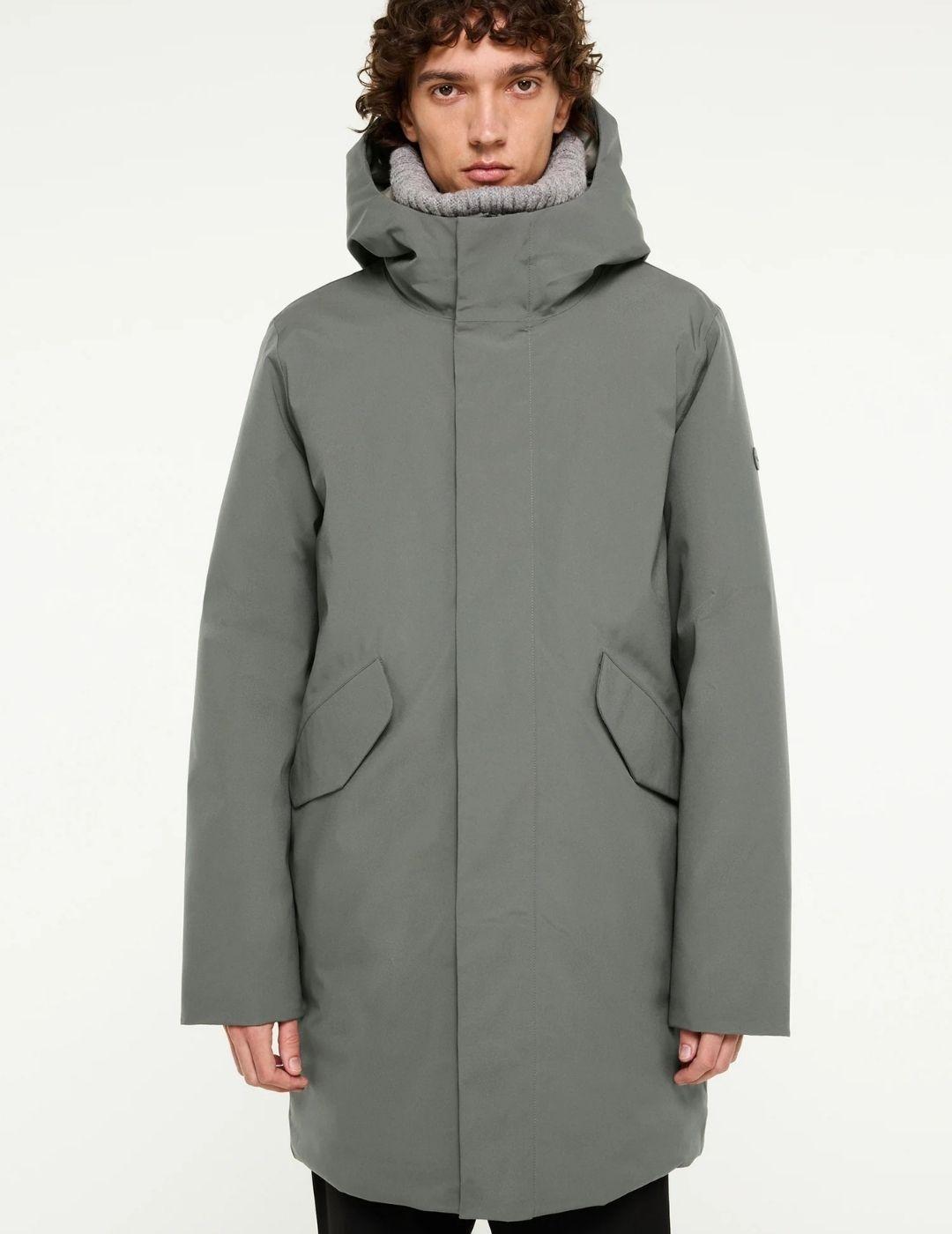 Parka Elvine Hjalmar Verde Hombre