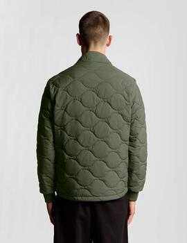 Cazadora Lyle&Scott Ripstop Verde Hombre