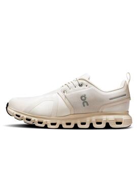 Zapatilla On Cloud 6 Waterproof Beige Mujer