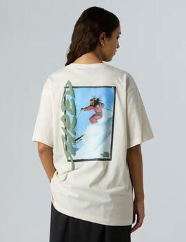 Camiseta The North Face Slopes Relaxed Blanca Unisex