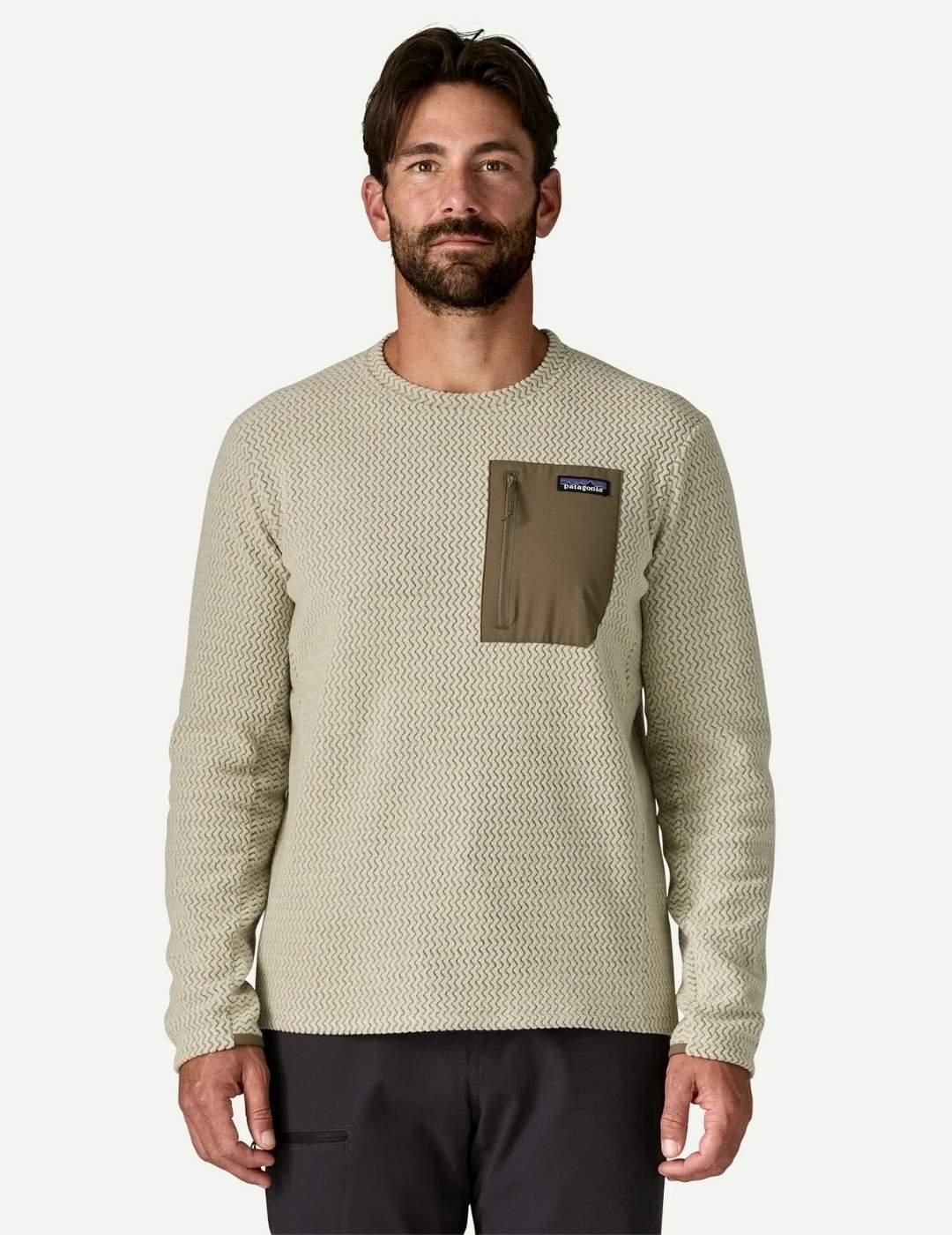 Polar Patagonia R1 Cuello Redondo Marrón Hombre