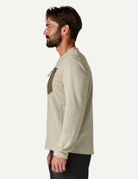 Polar Patagonia R1 Cuello Redondo Marrón Hombre